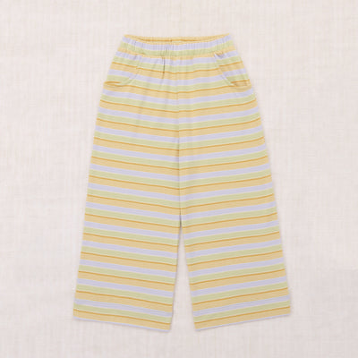 Kids Pima Cotton Beach pant - Mist Avenue Stripe