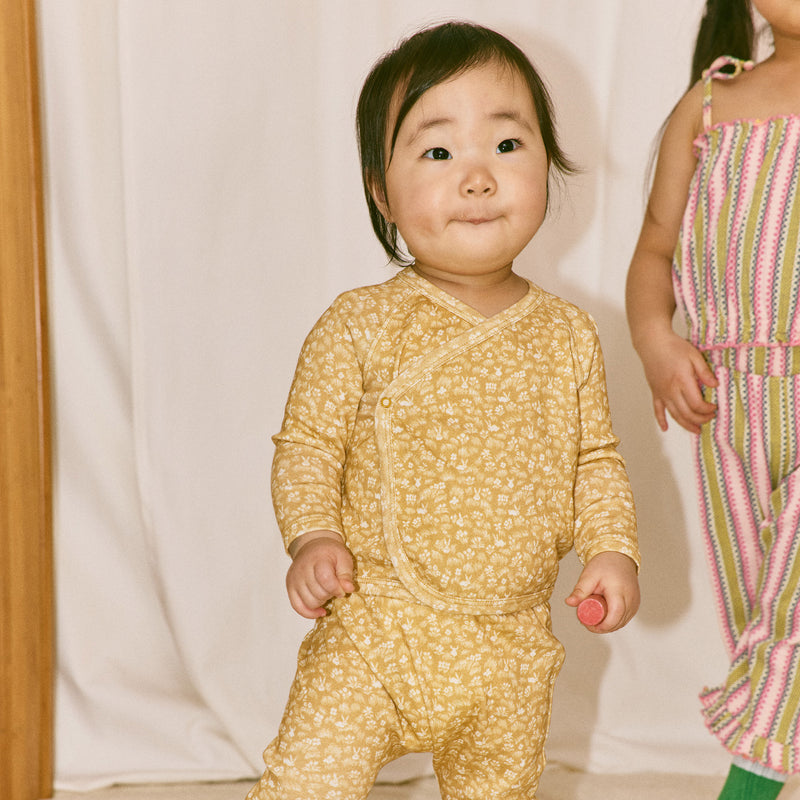 Baby Pima Cotton Wrap Set - Root Bunny Meadow