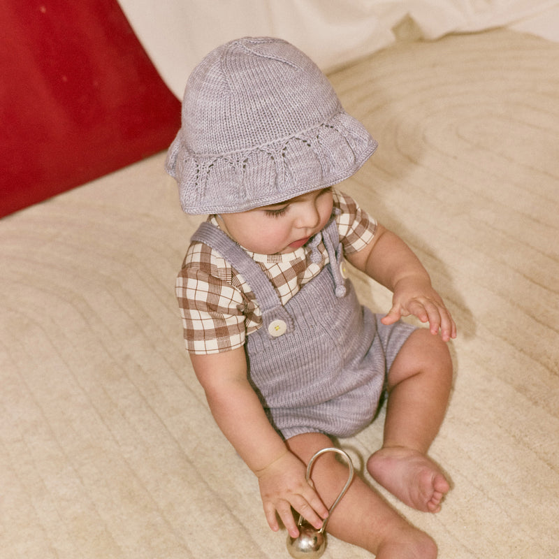 Baby Pima Cotton Starling Sunhat - Mist