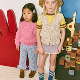 Kids Pima Cotton Skating Pond Skirt - Mist