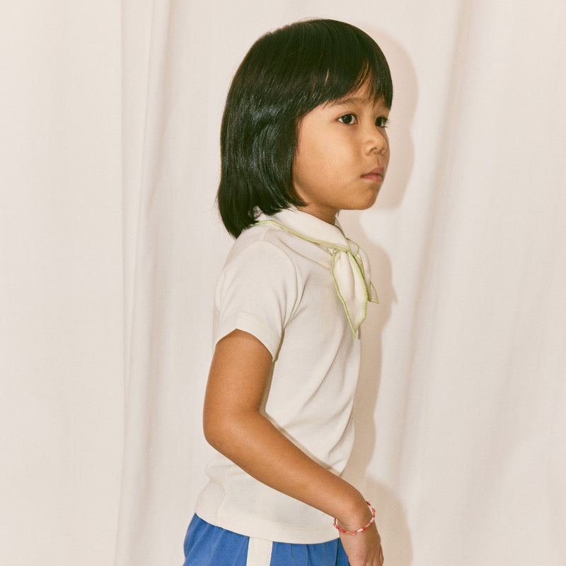 Kids Pima Cotton Scout Tee - Marzipan
