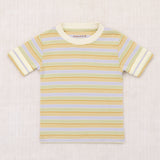 Kids Pima Cotton Rec Tee - Mist Avenue Stripe