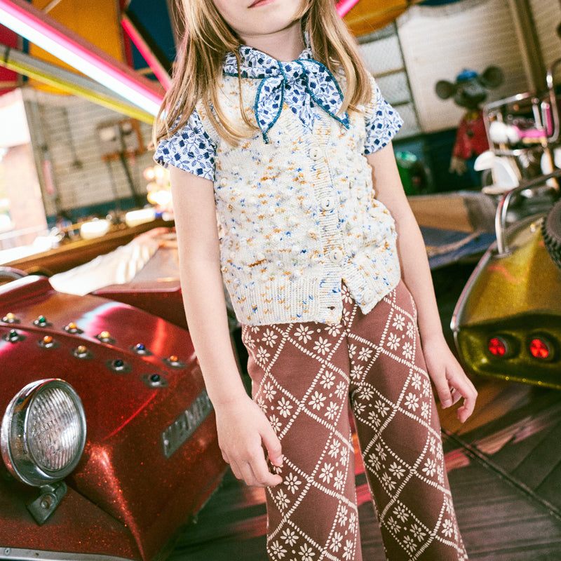 Kids Pima Cotton A-Pant - Cola Flora Tierra