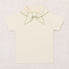 Kids Pima Cotton Scout Tee in white in sizes 2y-10y – MamaOwl