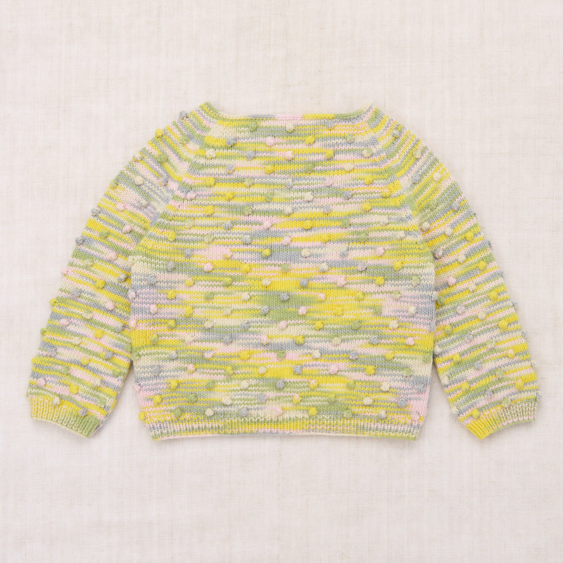 Kids Hand Knit Pima Cotton Summer Popcorn Sweater - Bubble Space Dye