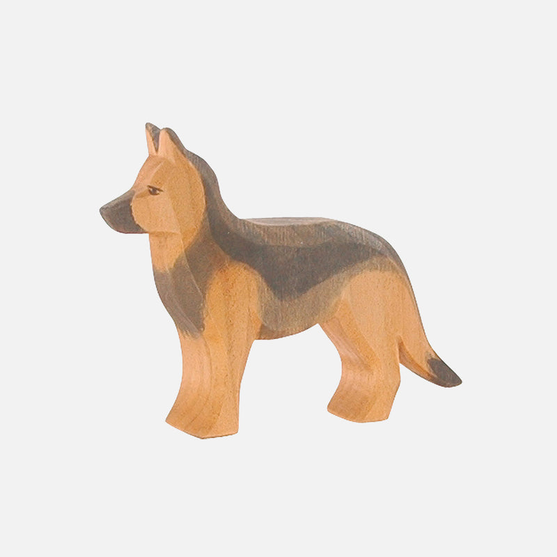 Handcrafted Wooden German Shepherd Dog