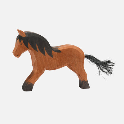 Handcrafted Wooden Cold Blood Horse