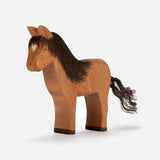 Handcrafted Wooden Iceland Horse Hrókur