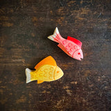 Handcrafted Wooden Fish - Red