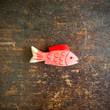 Handcrafted Wooden Fish - Red