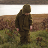 Pipit Baby Suit - Merino Wool Fleece - Seaweed