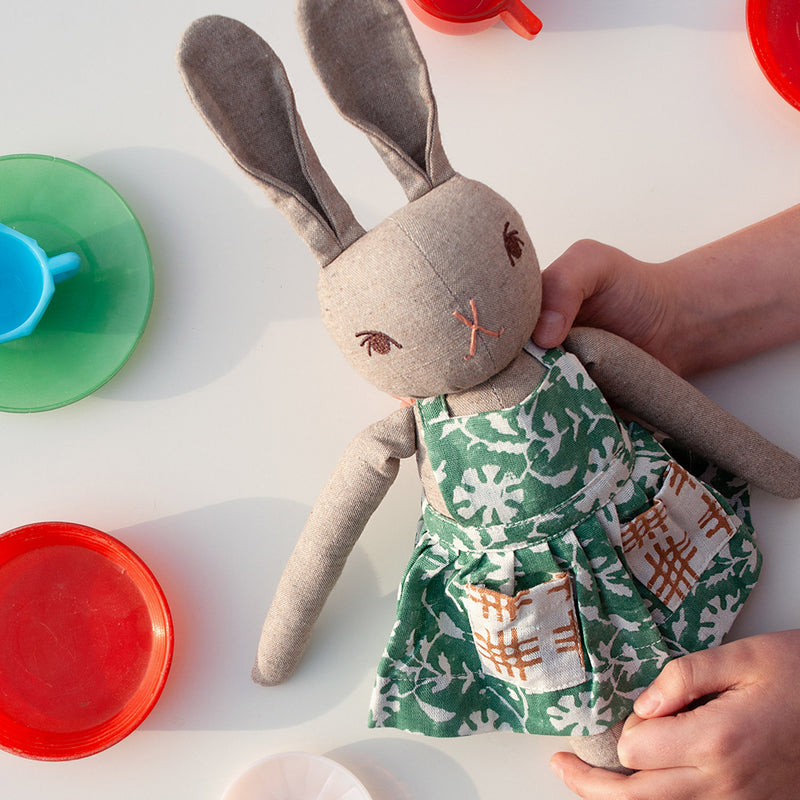 Handmade Cotton Medium Rabbit - Lou