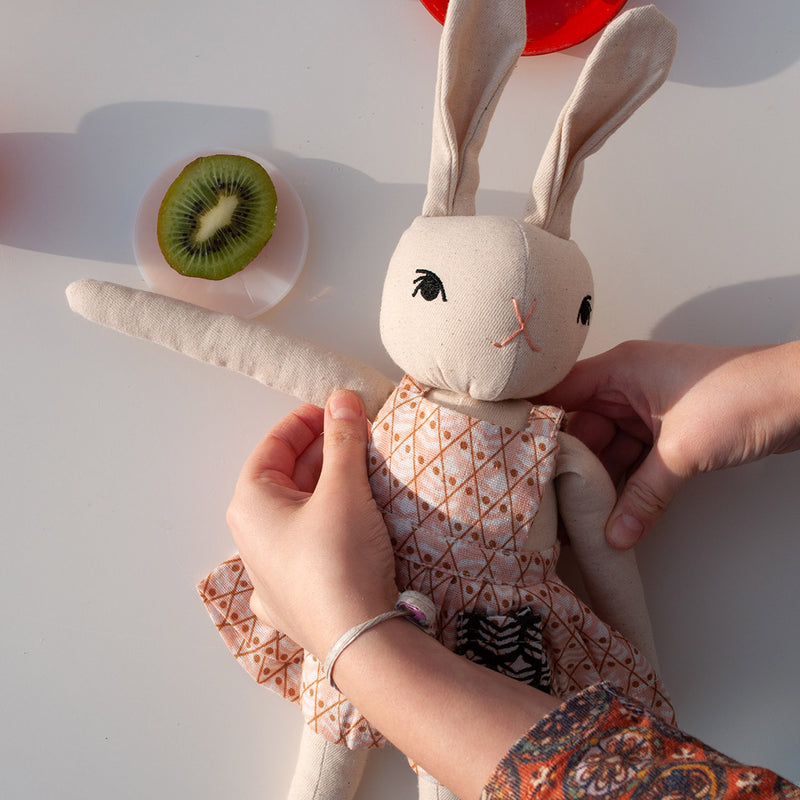 Handmade Cotton Medium Rabbit - Verona