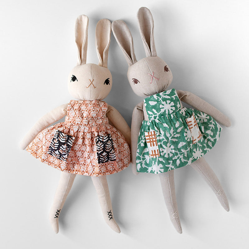 Handmade Cotton Medium Rabbit - Lou