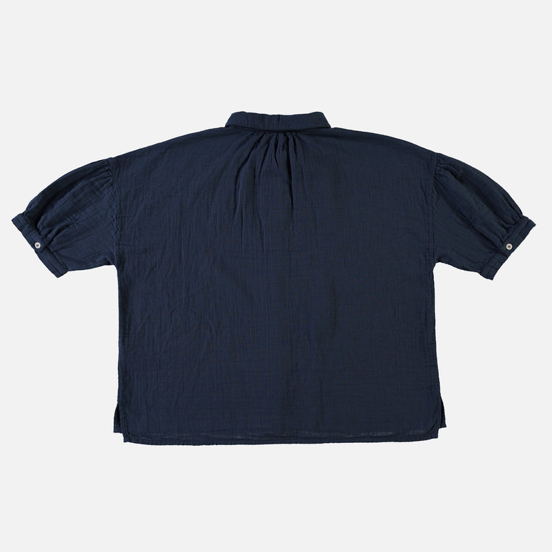 Women's Cotton Neotine Blouse - Midnight Navy
