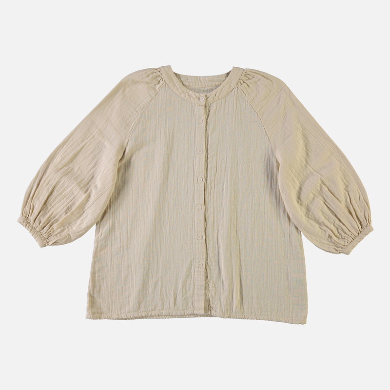 Women's Cotton Onagre Blouse  - Biscotti