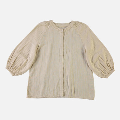Women's Cotton Onagre Blouse  - Biscotti