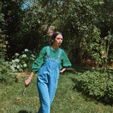 Women's Cotton Onagre Blouse  - Deep Grass Green