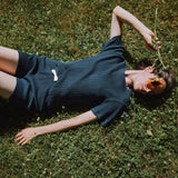 Women's Cotton Rib Orgeat T-Shirt - Midnight Navy