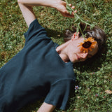 Women's Cotton Rib Orgeat T-Shirt - Midnight Navy