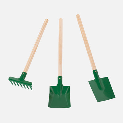 Kids Wooden Garden Tool Set - More Colours