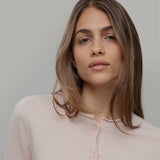 Women's Recycled Cotton 3/4 Sleeve Leda Cardigan - Pink Tulle