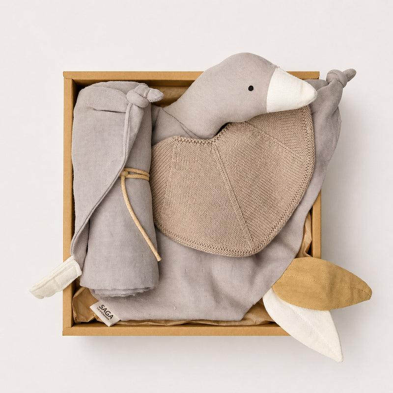 Cuddle Goose Gift Box - Shades of Dove