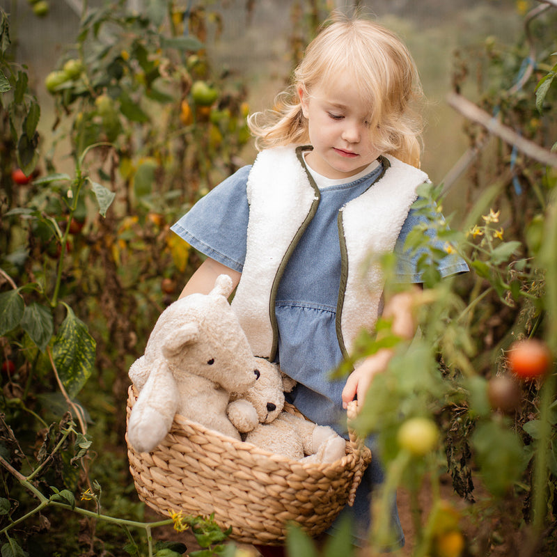 Cotton Large Bear - Linen