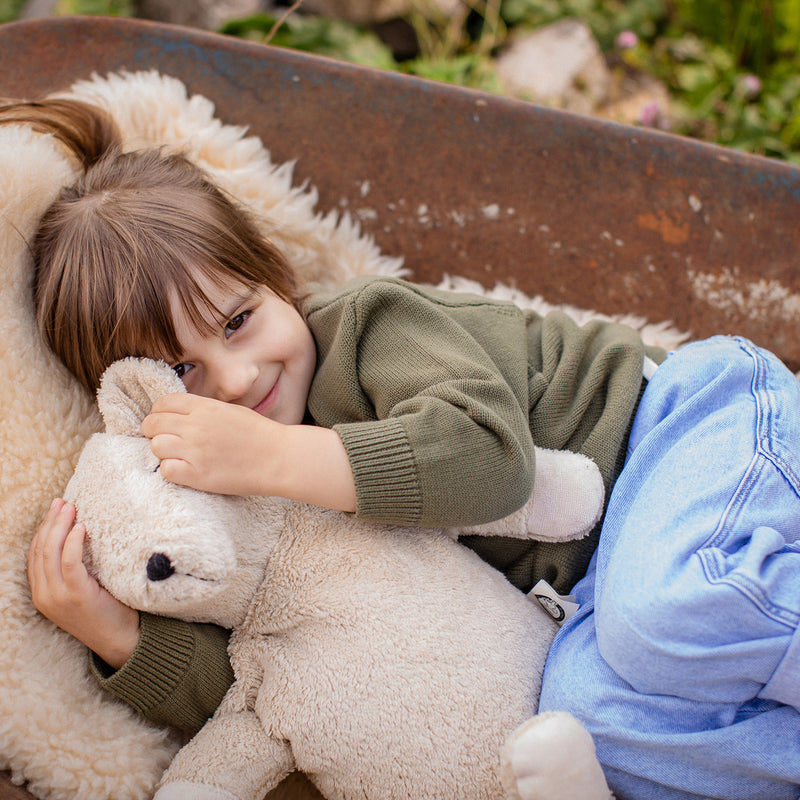 Cotton Large Bear - Linen