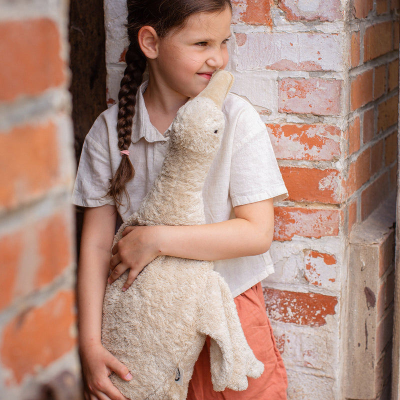 Cotton Large Goose - Linen