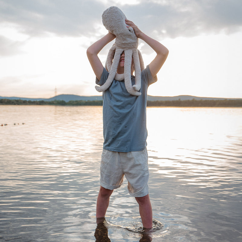 Cotton Large Octopus - Powder