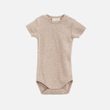 Baby Cotton SS Body - Oat Melange