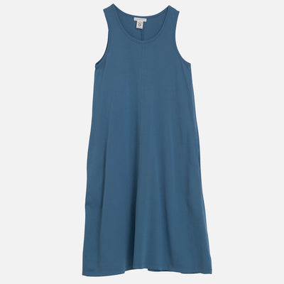 Womens Cotton Dress - Pale Blue