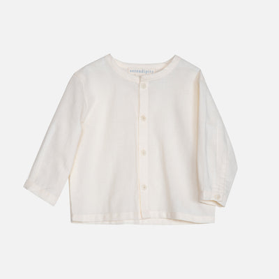 Baby Cotton Shirt - Creme