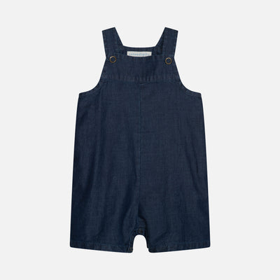 Baby Cotton Overall - Dark Denim