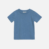 Cotton SS Tee - Azur Melange