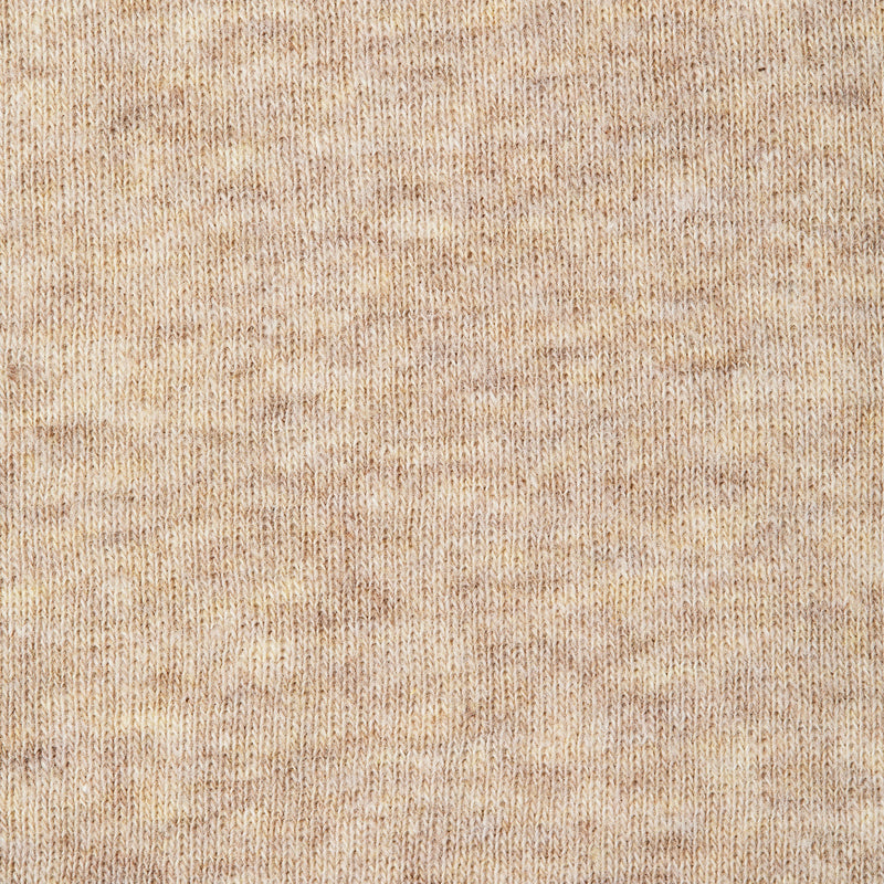 Baby Cotton Newborn Footed Pants - Oat Melange