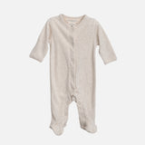 Baby Cotton Newborn Babysuit - Shell Melange