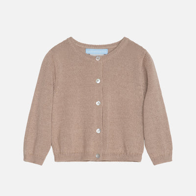 Baby Alpaca Cardigan - Nutmeg