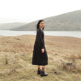 Ash Women's Dress - Linen - Black