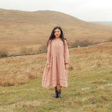 Ash Women's Dress - Linen - Peony