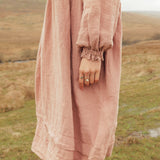 Ash Women's Dress - Linen - Peony