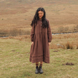 Ash Women's Dress - Linen - Squirrel