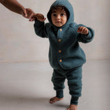 Barbet Baby & Kids Pants - Merino Wool Fleece - Seafoam