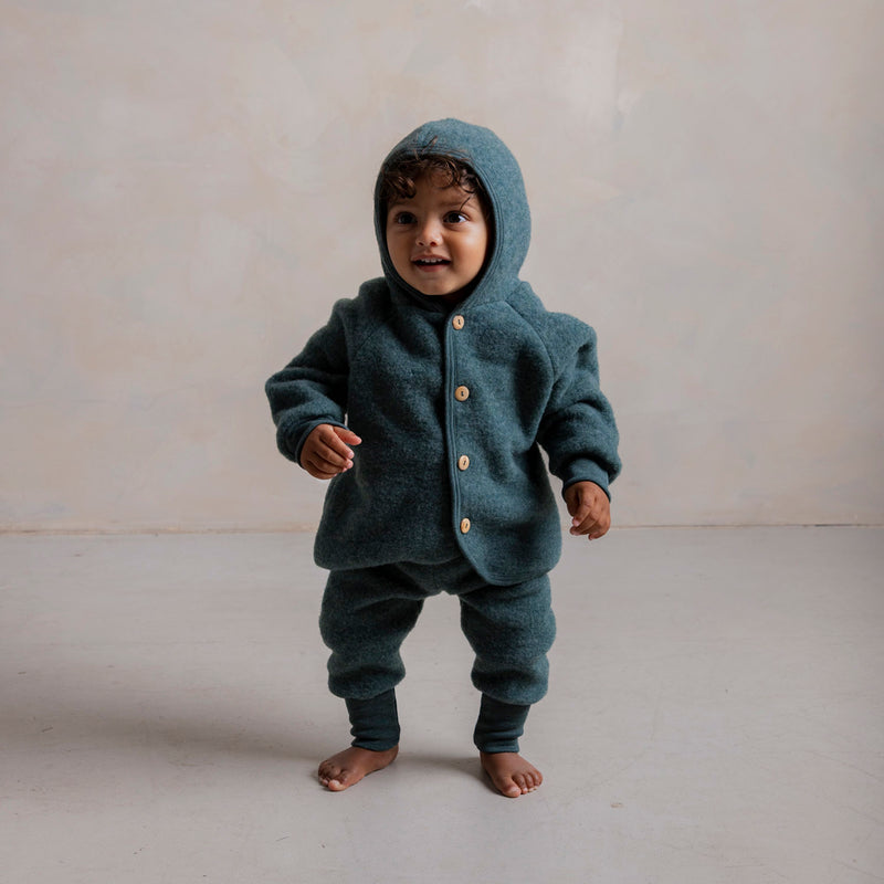 Barbet Baby & Kids Pants - Merino Wool Fleece - Seafoam