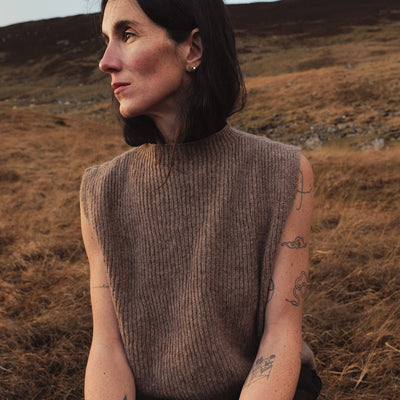 Breeze Women’s Vest - Lambswool - Mouse