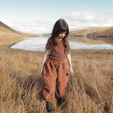 Cedar Baby & Kids Balloon Pant - Linen - Auburn