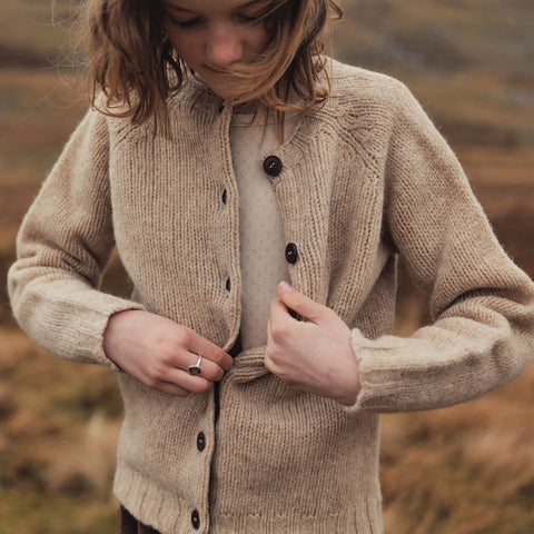 Coast Kids Cardigan - Lambswool - Mallow