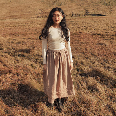 Elm II Women's Skirt - Linen - Sand