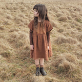 Elowan Baby & Kids Dress - Linen - Auburn